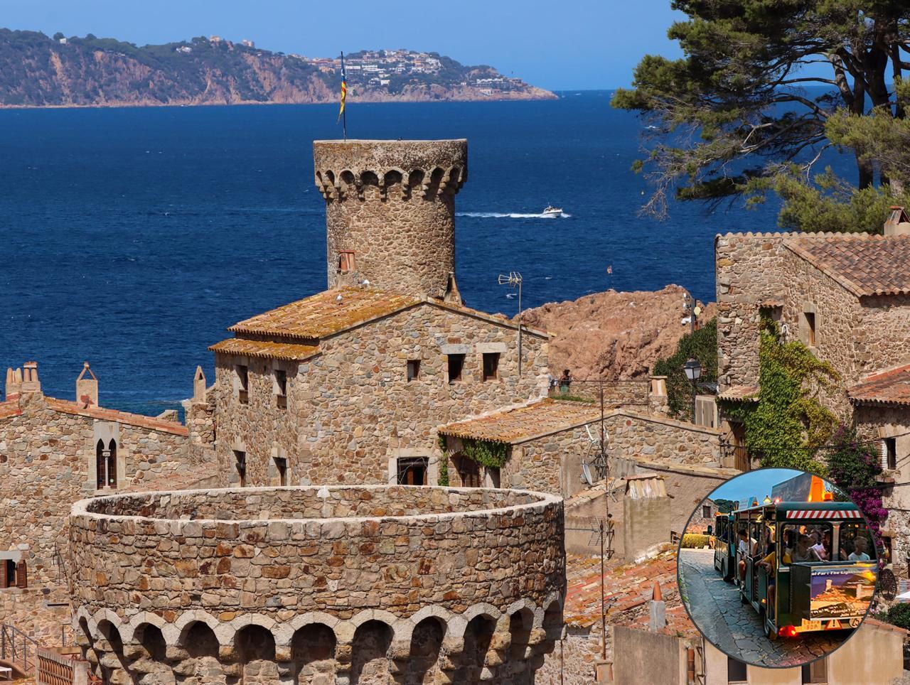 Tossa emmurallada Vista de la Vila Vella i les muralles de Tossa de Mar